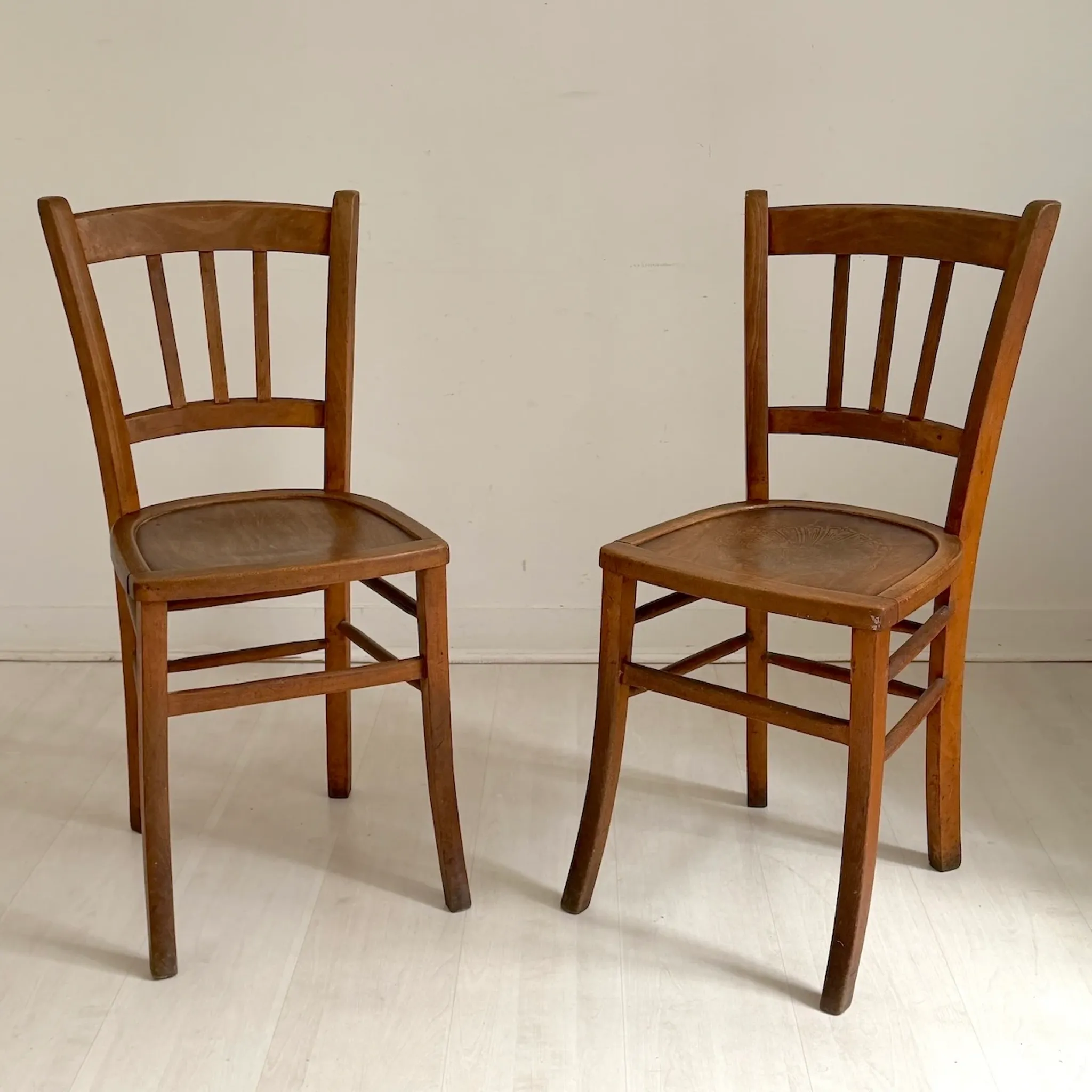 Pair of vintage Thonet style chairs