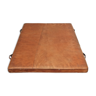 Vintage leather gym mat
