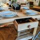 XXL solid oak kitchen island/worktop 180 x 105