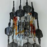 60s 70s Brutalist Wall Lamp Tom Ahlström & Hans Ehrlich Wall Sconce