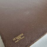 Vintage leather desk pad, the tanner, 50 cm