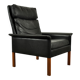 Leather armchair, high model d500 by Hans Olsen for CS Møbler Glostrup Denmark 1960s