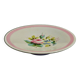 Late 19th century Paris porcelain soup plate with heel
