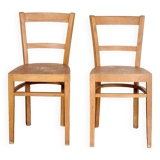Pair of authentic fischel bistro chairs
