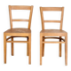 Pair of authentic fischel bistro chairs