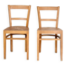 Paire de chaises bistrot authentiques fischel