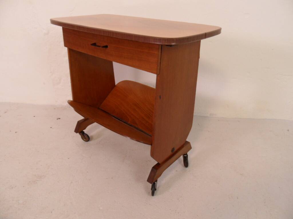 Vintage magazine trolley