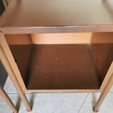 Pair of boarding school bedside tables