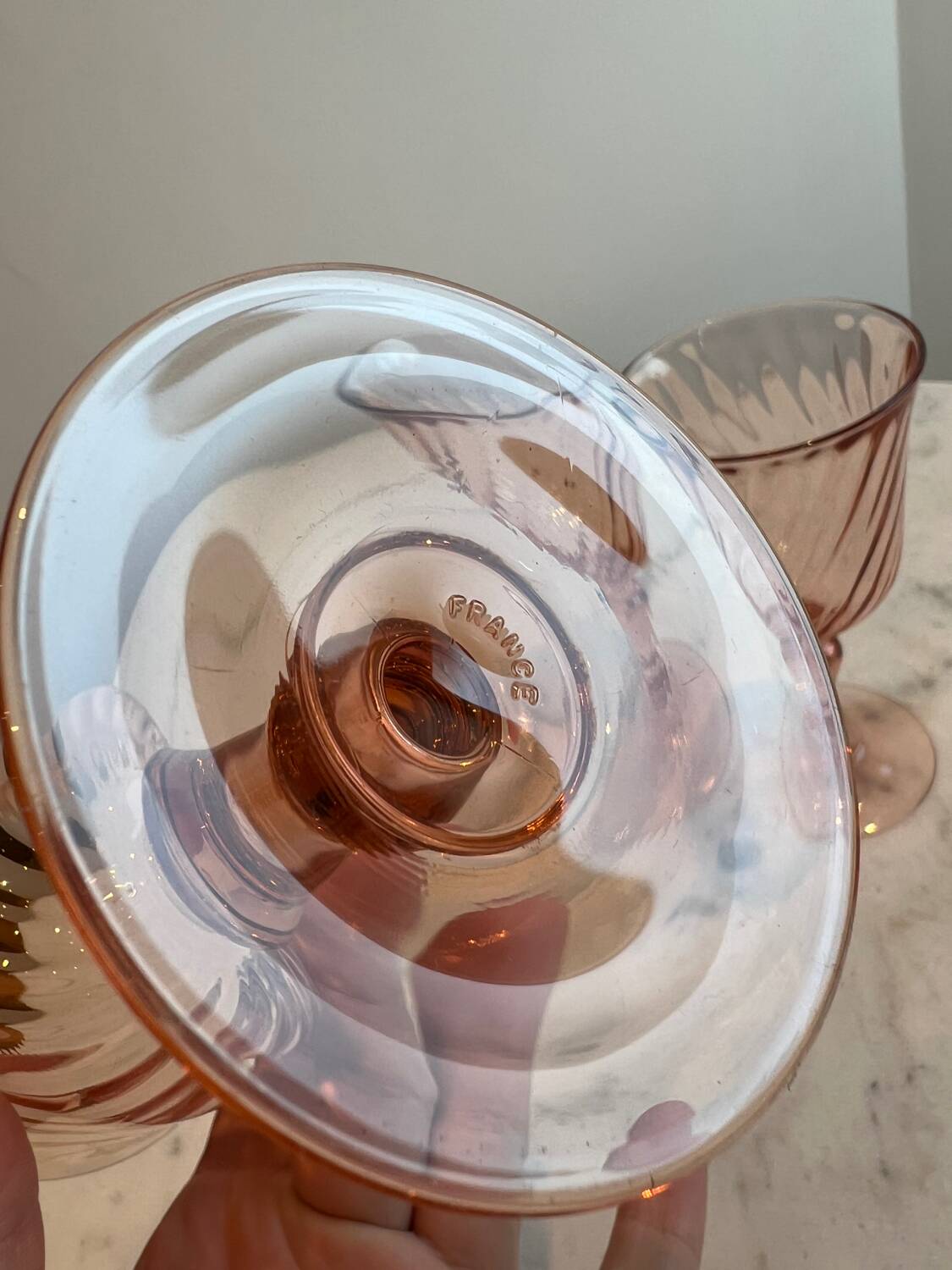 Set of three Rosalyne glasses