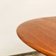 Round Circular Extendable Mid Century Teak Dining Table