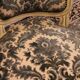 Pair of Louis XV-style convertible armchairs