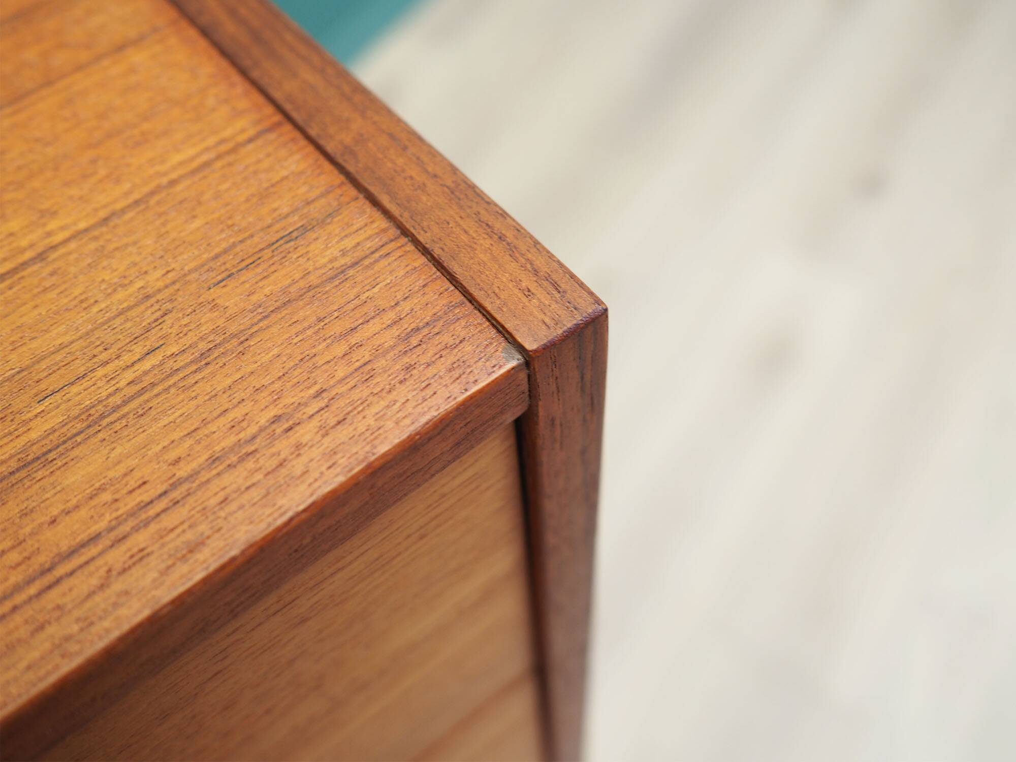 Teak chest of drawers, Danish design, 1960s, production: Denmark