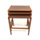 Scandinavian teak nesting tables Möbel-Ikea Sweden, 1960