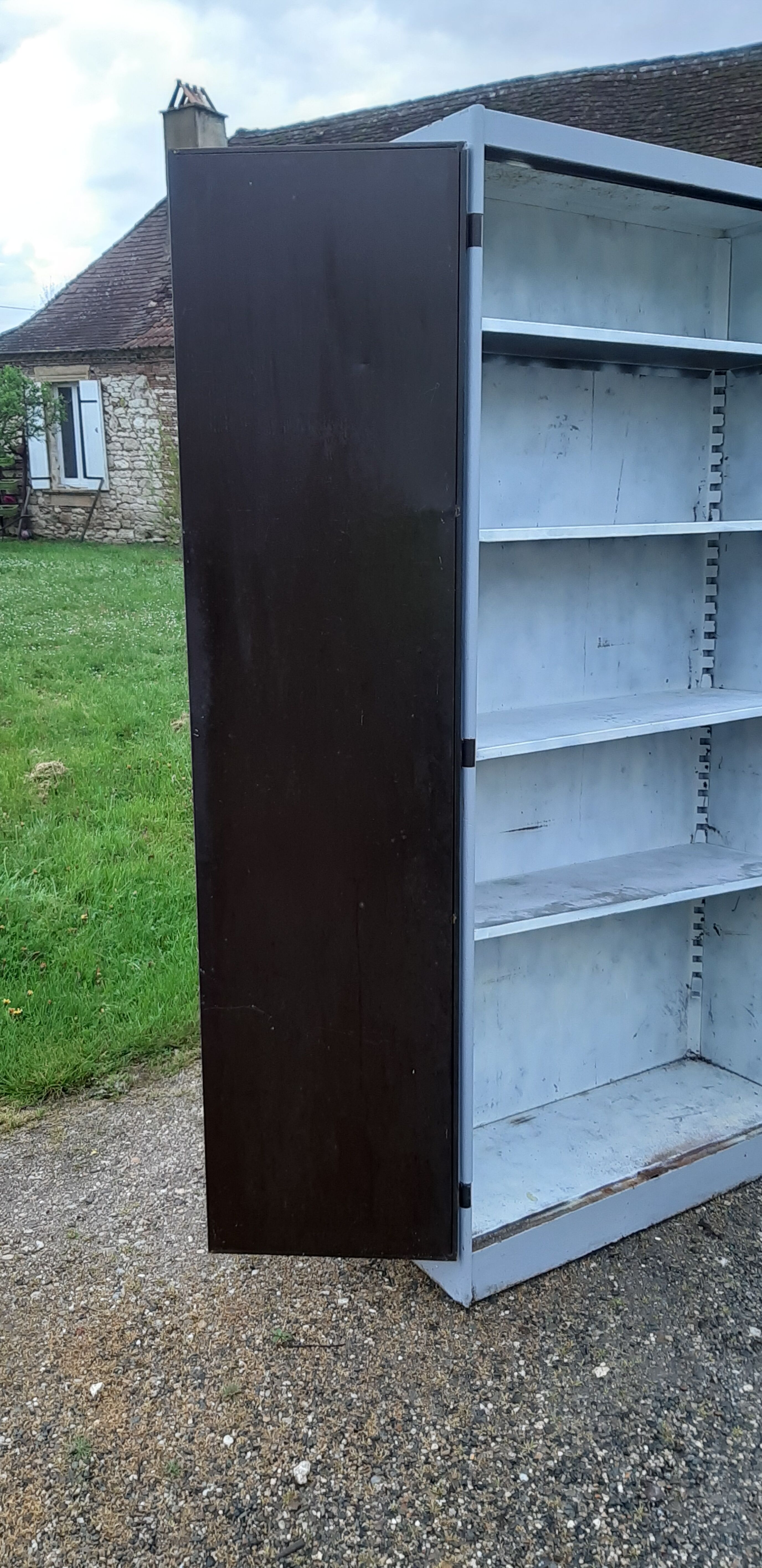 Industrial iron cabinet