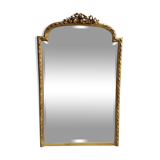 Golden mirror Napoleon III style Louis XVI 159x100cm