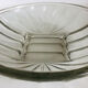 Art Deco pressed moulded glass bowl made in France