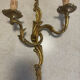 Set of 2 Louis XV bronze wall lights