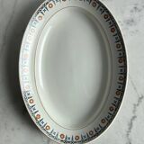 Large oval presentation platter St Amand