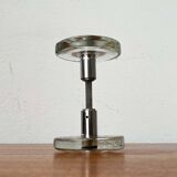 Mid-century modern glass and metal door handle from the space age, Germany, 1960s.