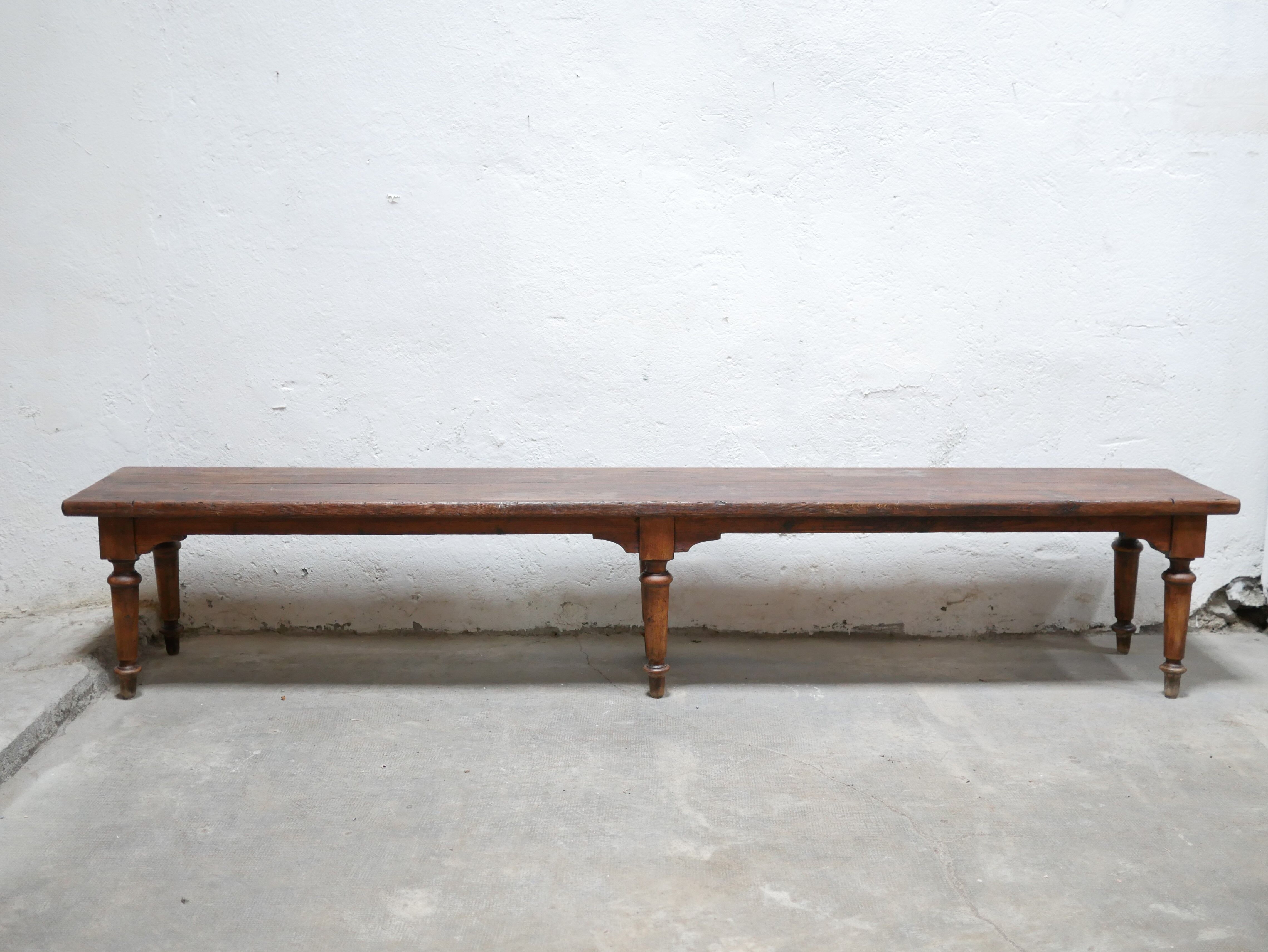 Wooden bench XIX th