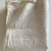 Nappe de ferme de réserve en lin brut 19e L260cm