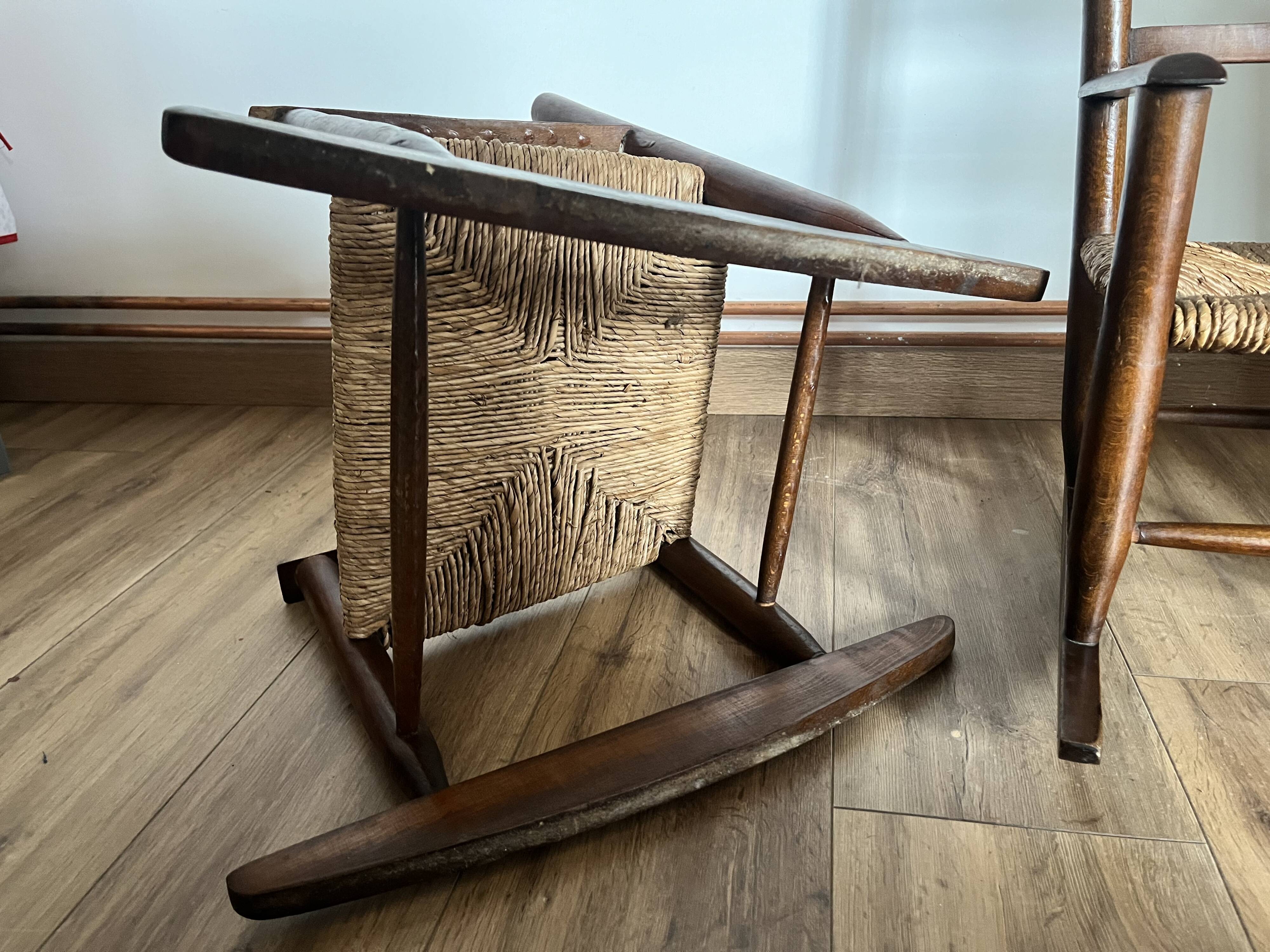 Pair of children's rocking chairs