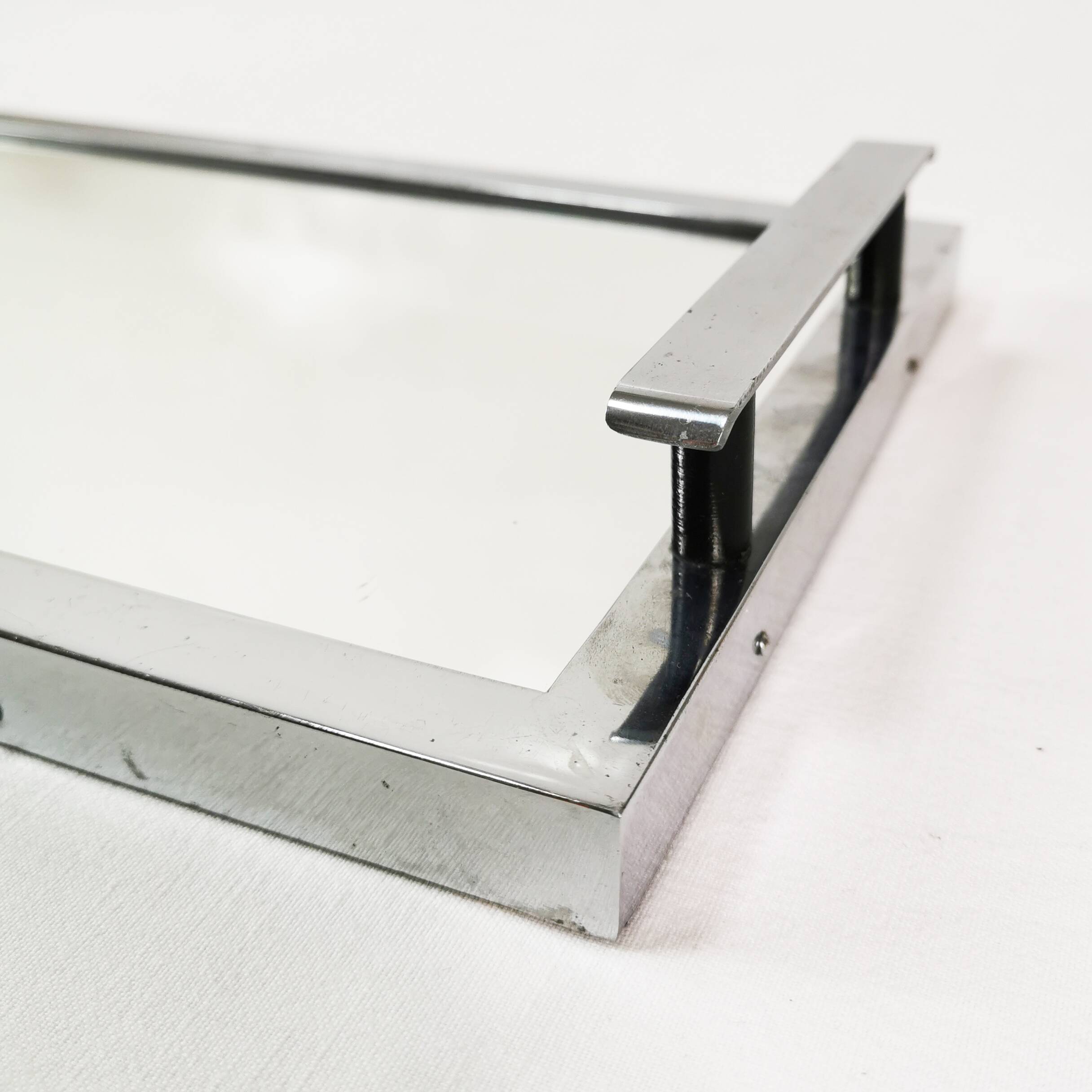 Small, intimate Art Deco mirror tray, Czechoslovakia, 1930s.