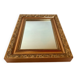 Gilded wooden beaded mirror