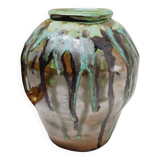 Glazed ceramic vase