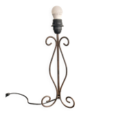 Table Lamp Wrought Iron Style Rustic Neoclassical Chic Art Deco Volutes