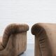 Italian Mimo Padova Lounge Chair Chenille 1970s