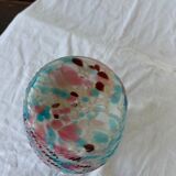 Pink blue pitcher in Murano glass