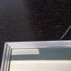 Metal mirror to hang, 50s/60s - 24x38cm