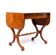 Antique Dutch Empire Burl Wood veneered desk or sofa table