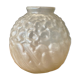 Vintage art deco vase in frosted glass