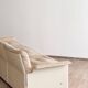 Canapé design 620 en suédine beige par Dieter Rams pour Vitsœ – Mid-Century