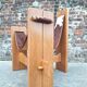 Vintage tripod armchair, designer seat