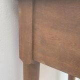 Butcher's block old wooden preparation table