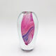 Vase Art Glass Signed B. Dubourg Limited Edition Blown Glass Sommerso