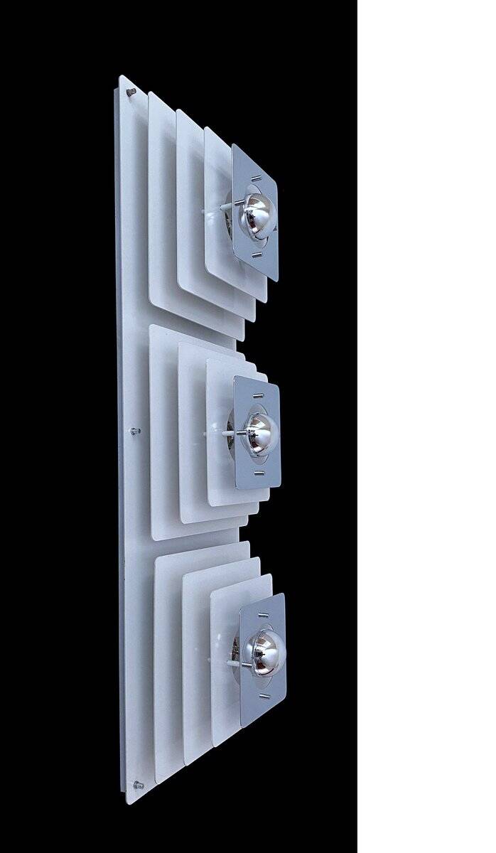 Large Space Age wall light, 1970s