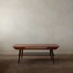 Vintage Teak Coffee Table Louis van Teeffelen Attributed Reversible Top