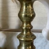 Victorian brass candlesticks