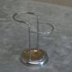 Bauhaus-style umbrella stand in chrome brass, 1960s
