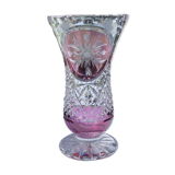 Bohemian crystal vase