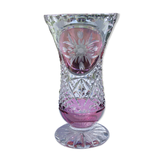 Vase en cristal de bohème