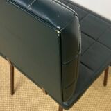 Green Skai chair, 1960s