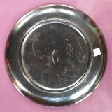 Le Brescou enamelled ceramic Vallauris plate