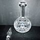 Saint-louis cut crystal carafe baccarat olive diamond bevel decoration 33 cm