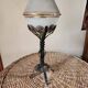 Lampe fer forgé art déco