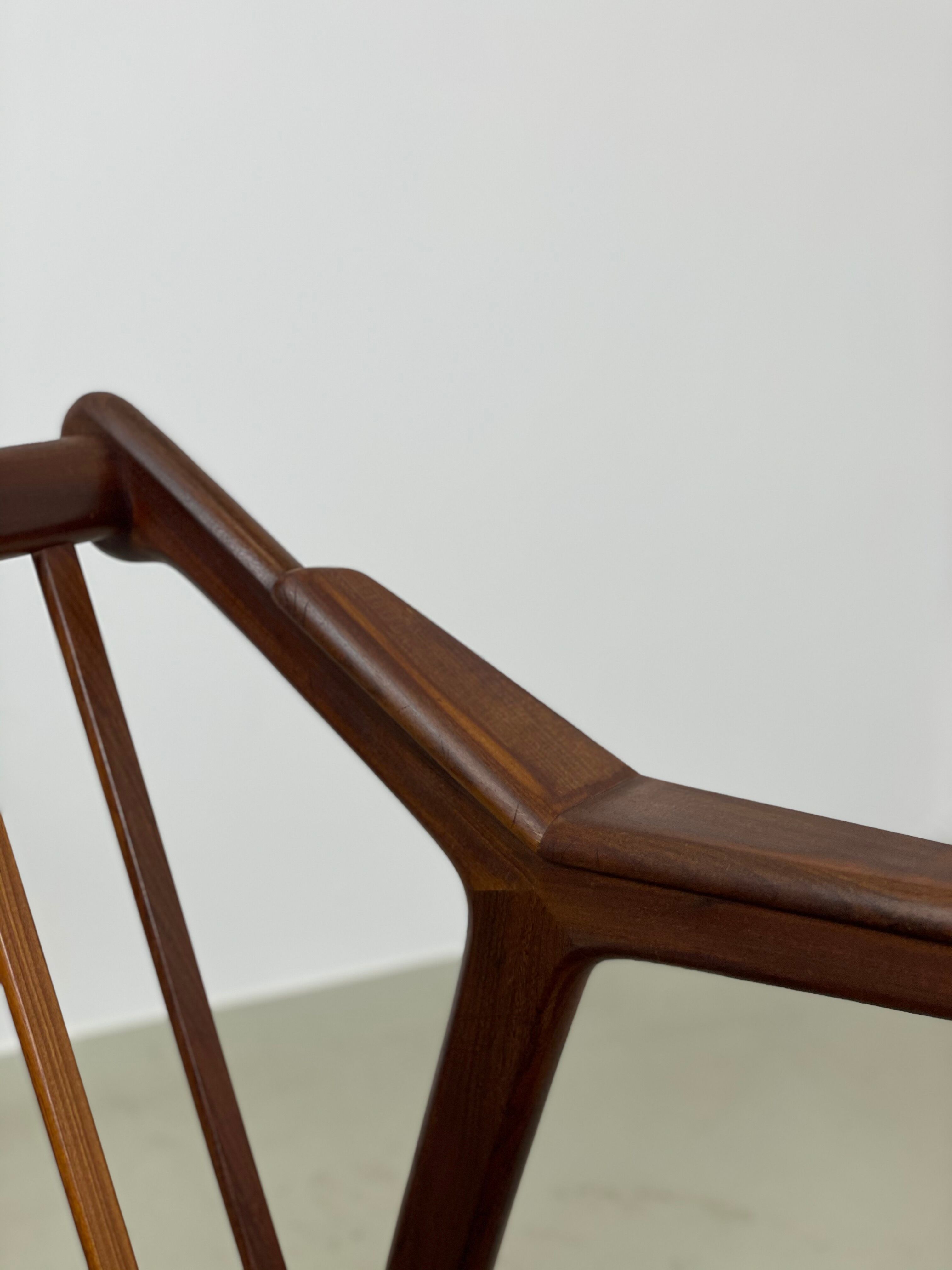 Danish easy chair in afromosia by Brockmann Petersen for Randers, 1960s